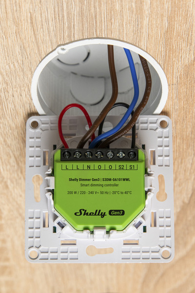 Shelly Dimmer Gen3 - Universeller WLAN Dimm-Aktor, Messfunktion, LED Lichtsteuerung