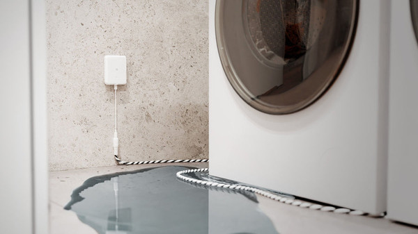 Shelly Flood Gen4 - Smarter Wassermelder & Leckagesensor, Multiprotokoll, Regensensor WLAN, BT