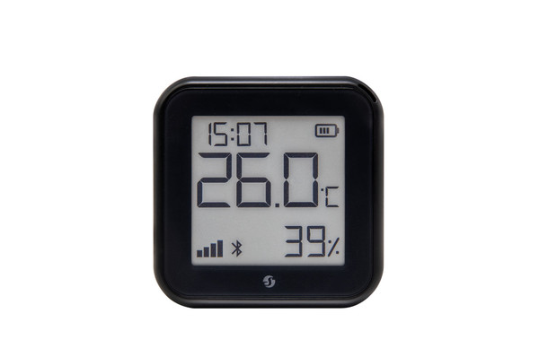 Shelly H&T Gen3 - WLAN Temperatur- & Feuchtigkeitssensor, Matt Schwarz, BT, USB-C