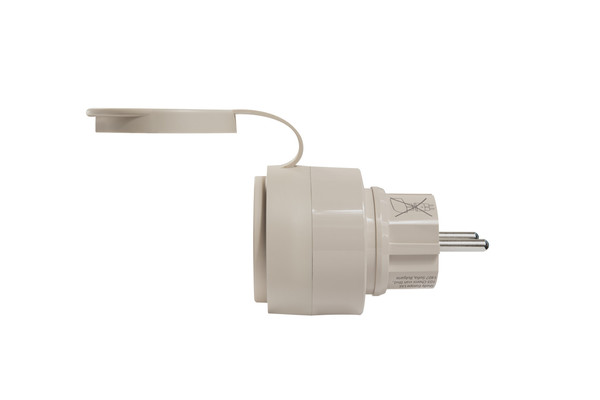 Shelly Outdoor Plug S Gen3 - Smarte Außensteckdose, IP44, Messfunktion Zwischenstecker WLAN, BT