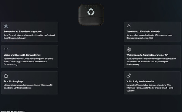 Shelly FrankEver Smarter Bewässerungscomputer FK-06X - Sprinkler Controller
