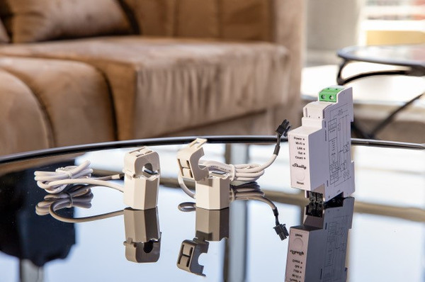 Shelly Pro EM-50 - 2-Kanal Energiezähler, inkl. 2x 50A Wandler, LAN