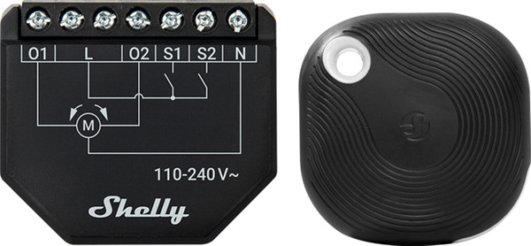 Shelly Rollladen-Set, Shelly Shutter + BLU Button Tough 1