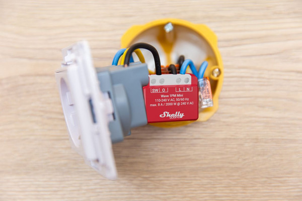 Shelly Wave 1PM Mini - Kompakter Z-Wave Aktor mit Messfunktion