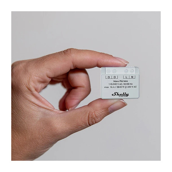 Shelly Wave PM Mini - Z-Wave Energiemessgerät, Mini-Format