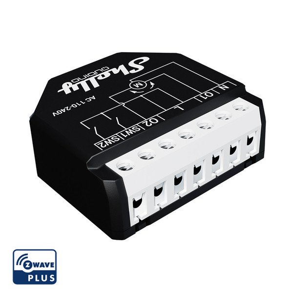 Shelly Wave Shutter - Z-Wave Rollladenaktor, Strommessung, Dual Shutter Relais