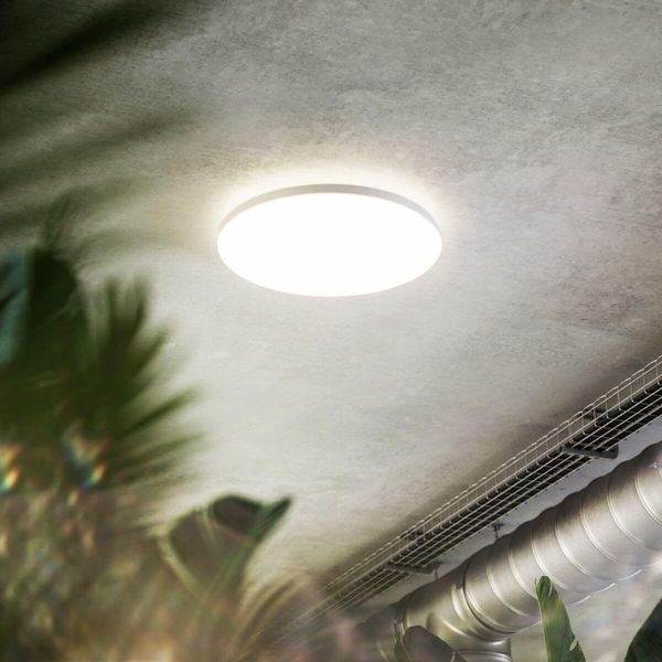 SIGOR Aufbauleuchte Shine 220mm weiß Ra90 dimmbar Deckenleuchte 8/10/15W 3000/4000K IP20 110° 800/900/1350lm