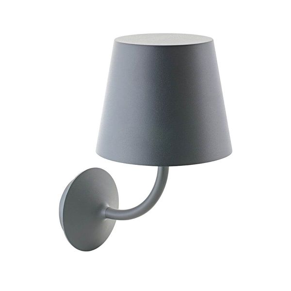 SIGOR Wandleuchte Nupara anthrazit 7W 2700K IP65 555lm