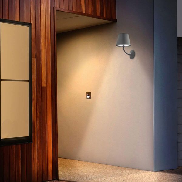 SIGOR Wandleuchte Nupara anthrazit 7W 2700K IP65 555lm