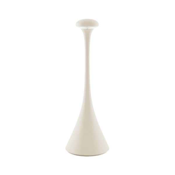 SIGOR Akku-Tischleuchte Nudrop 29cm dünenbeige 2,2W Flex-Mood 2200K/2700K IP54 Ra85 dimmbar