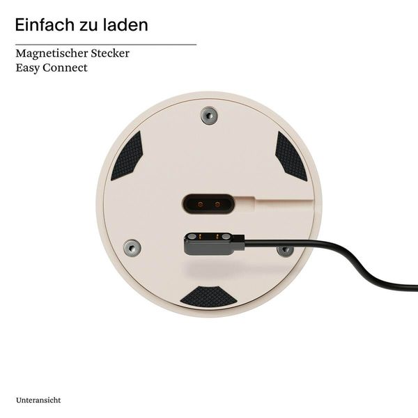 SIGOR Akku-Tischleuchte Nudrop 29cm dünenbeige 2,2W Flex-Mood 2200K/2700K IP54 Ra85 dimmbar