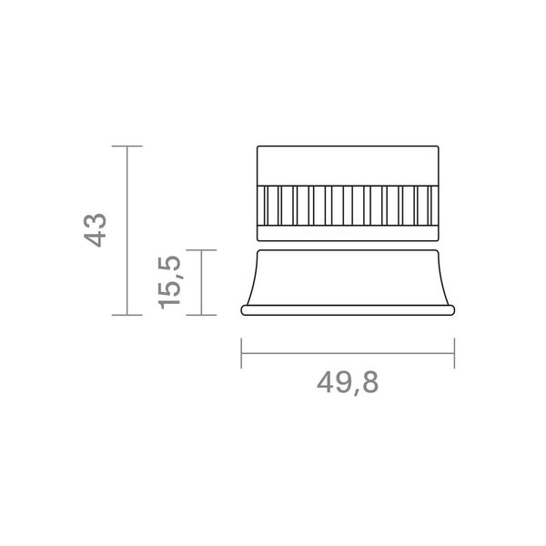 SIGOR Fusion FLO Reflektor 15° Modul FLO - Flache Linsen Optik