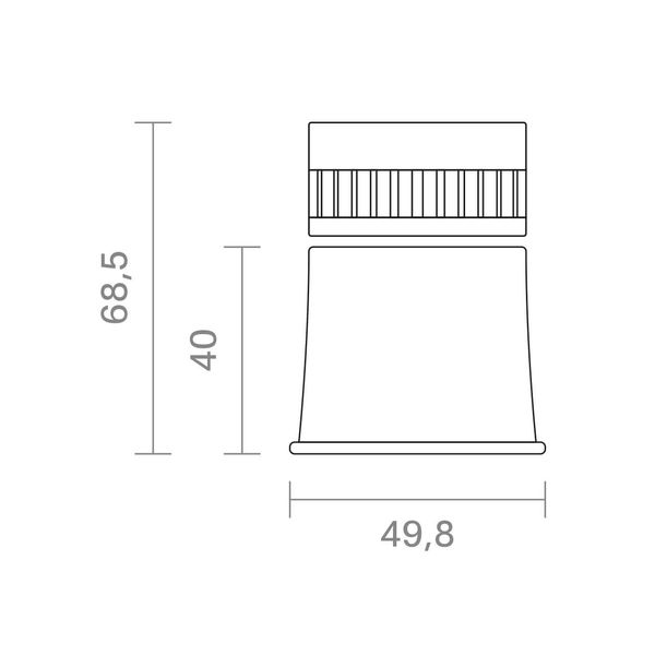 SIGOR Fusion ALO Reflektor 38° alu poliert Modul ALO - Architektonische Linsen Optik