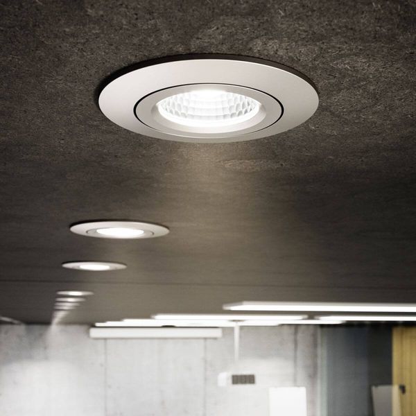 SIGOR Einbauleuchte Diled 6W 310lm 3000K Downlight Stahl 36° dimmbar