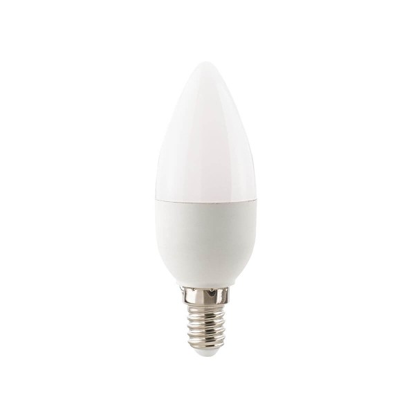 SIGOR 5,5W Kerze Ecolux opal E14 470lm 2700K LED Lampe C35