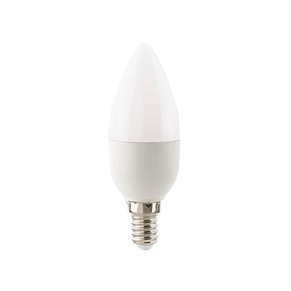 SIGOR 4,9W Kerze Ecolux opal E14 470lm 2700K dimmbar LED Lampe C35