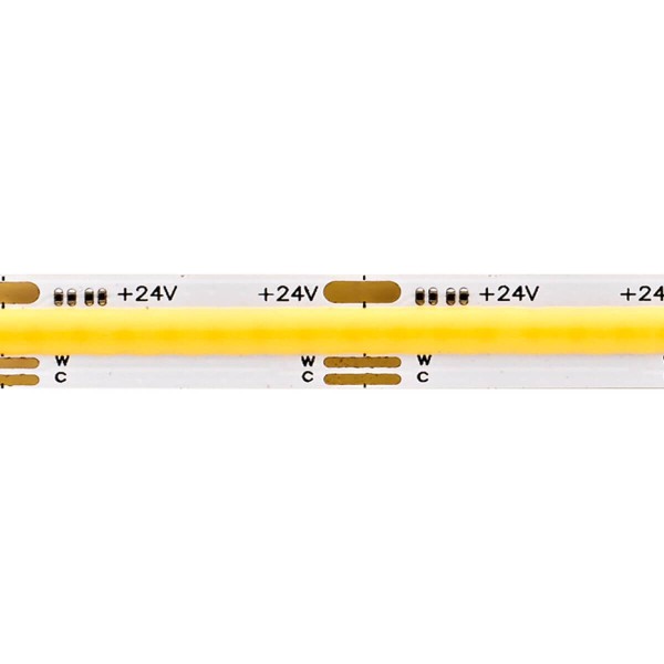 SIGOR 15W/m COB TUNABLE WHITE LED-Streifen 2700-4000K 5m 576 LED/m IP20 24V 1605lm RA90