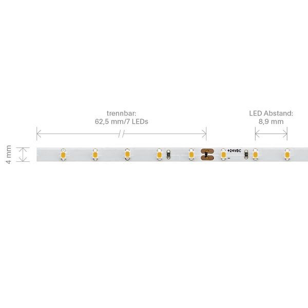 SIGOR 7,2W/m EXPERT SLIM LED-Streifen 2700K 5m 112LED/m IP20 24V 690lm Ra90