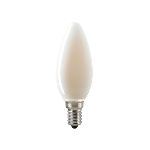 SIGOR 4,5W Kerze Filament opal E14 470lm 2700K dimmbar LED Lampe C35