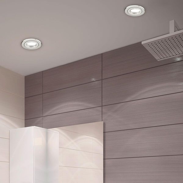 SIGOR Einbaustrahler RING 83mm schwarz Downlight schwenkbar