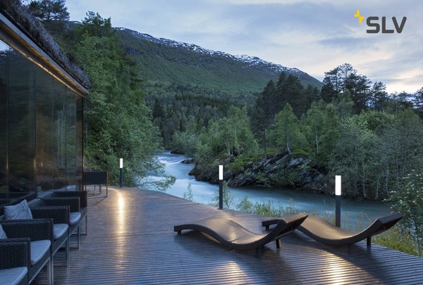 SLV 1000682 APONI 90 LED Outdoor Standleuchte anthrazit 3000K IP65