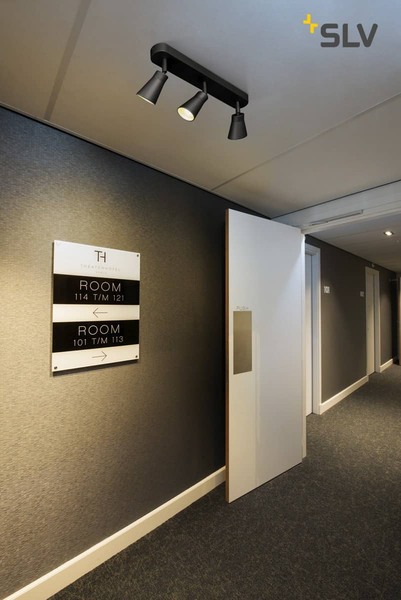 SLV 1000892 AVO CW Triple Indoor Wand- und Deckenaufbauleuchte QPAR51 schwarz max. 50W