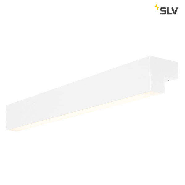 SLV 1001299 L-LINE 60 LED Wand- und Deckenleuchte IP44 3000K 700Lm weiss