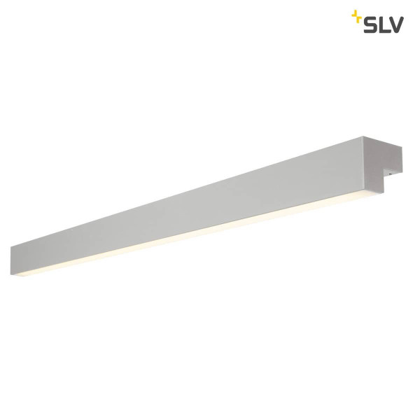 SLV 1001304 L-LINE 120 LED Wand- und Deckenleuchte IP44 3000K 3000Lm silber