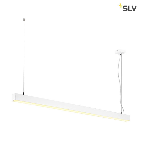 SLV 1001310 Q-LINE DALI SINGLE LED Pendelleuchte dimmbar 1500mm weiss