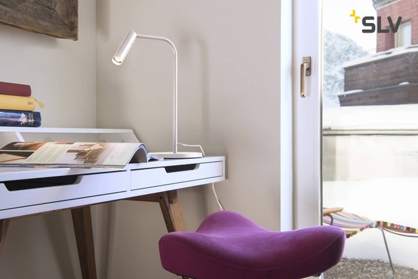SLV 1001460 KARPO TL LED Indoor Tischleuchte weiß 3000K