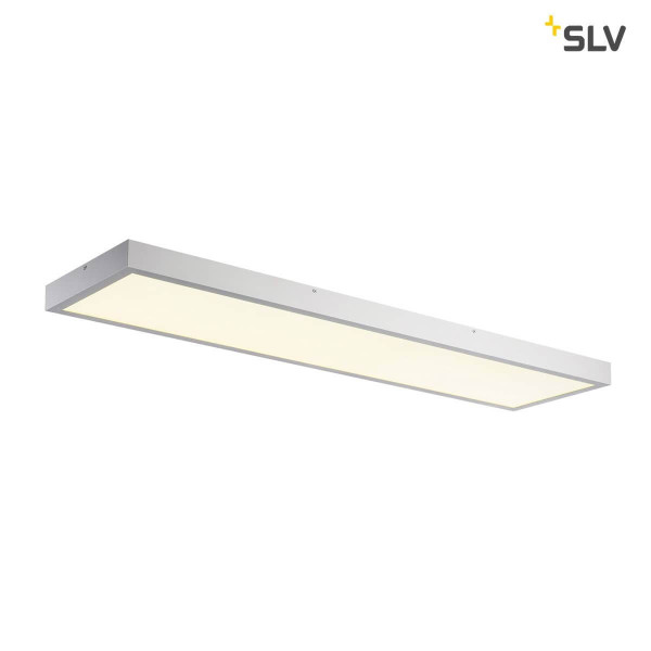 SLV 1001509 PANEL 1200x300mm LED Indoor Deckenaufbauleuchte,4000K silbergrau