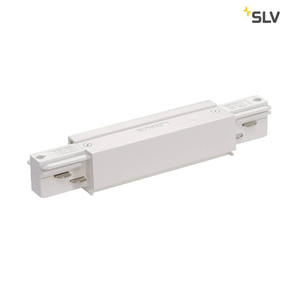 SLV 1001517 EUTRAC Längsverbinder mit Einspeisemöglichkeit verkehrsweiss