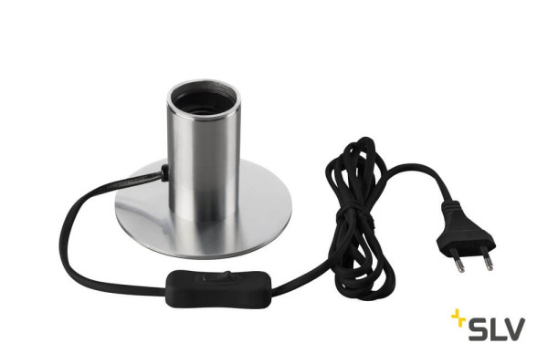 SLV 1001678 FITU TL Tischleuchte alu gebürstet E27 max. 10W