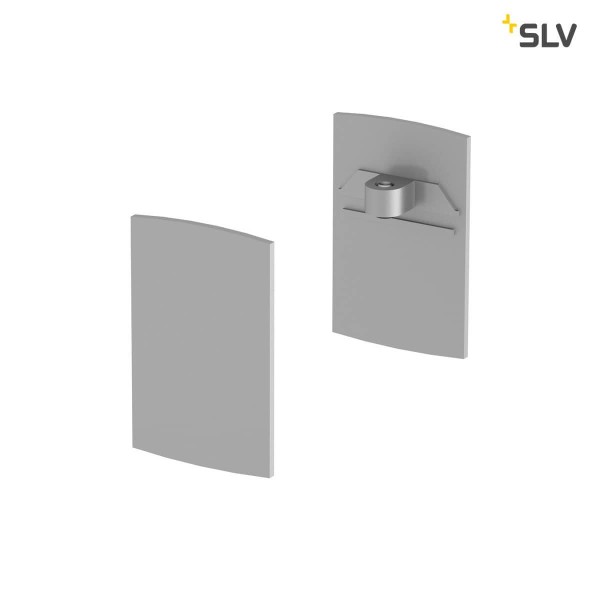 SLV 1001809 H-PROFIL Endkappen silber