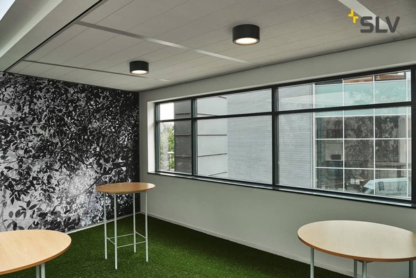 SLV 1001939 MIRO CL LED Indoor Deckenaufbauleuchte schwarz 3000K 100°