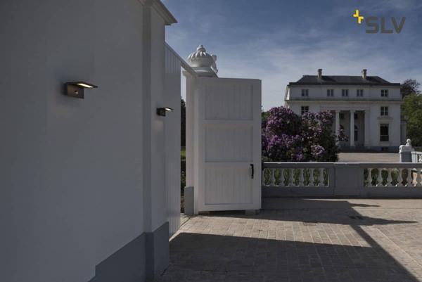 SLV 1001969 LED SENSOR WL LED Outdoor Wandaufbauleuchte IP44 anthrazit 3000K