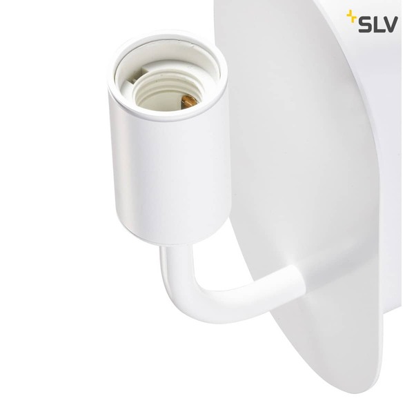 SLV 1002147 FITU WL Indoor Wandaufbauleuchte E27 weiss max. 24W