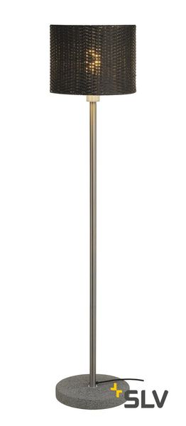 SLV 1002494 ADEGAN MANILA SL Stehleuchte PE Rattan anthrazit + SST 304 + Granit G654 E27 max. 15W