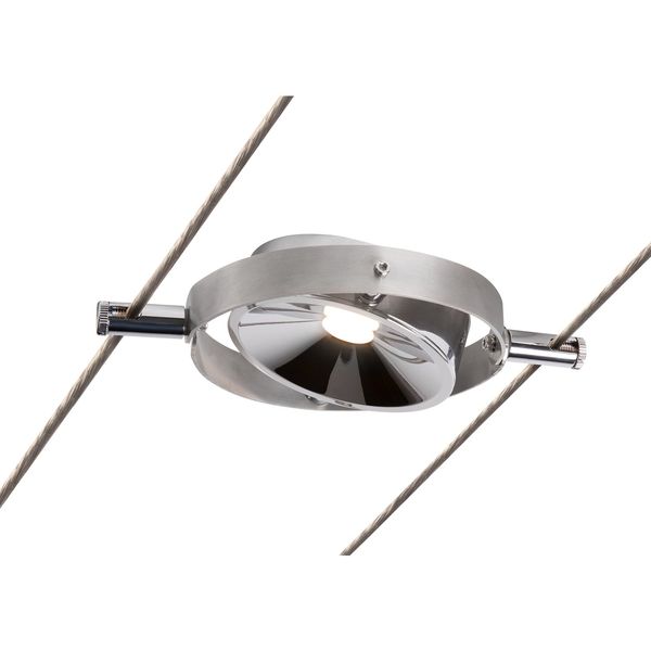 SLV 1002863 DURNO, Seilleuchte für TENSEO Niedervolt-Seilsystem, 2700K chrom