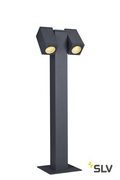SLV 1002871 THEO PATHLIGHT double QPAR51 Outdoor Stehleuchte anthrazit