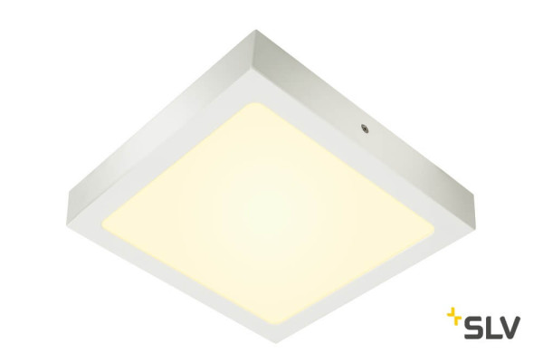 SLV 1003019 SENSER 24 LED Deckenaufbauleuchte eckig weiß
