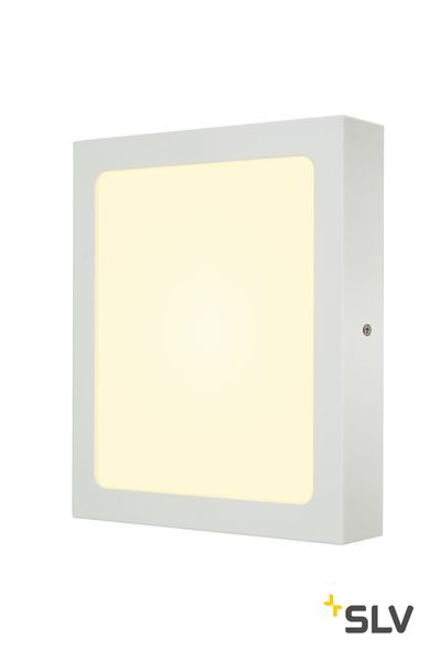 SLV 1003019 SENSER 24 LED Deckenaufbauleuchte eckig weiß