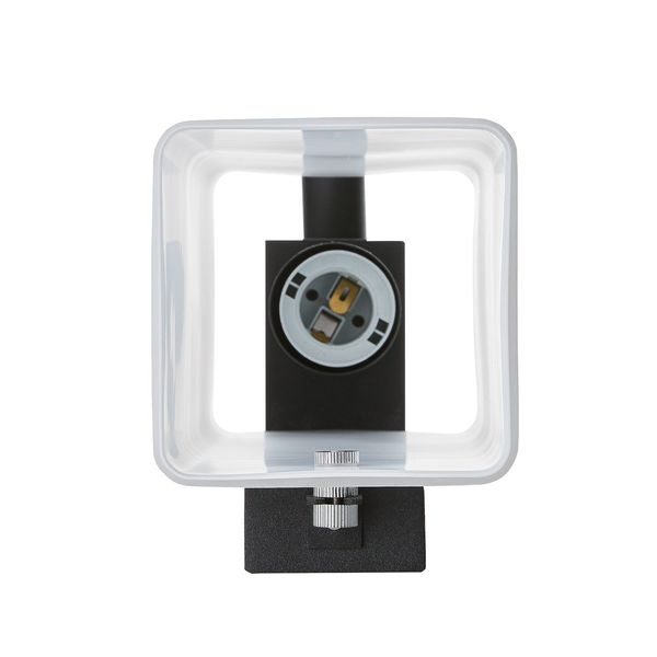SLV 1003428 QUADRASS SPOT Wandleuchte mit LED Spot und E27 Fassungschwarz