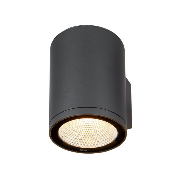 SLV 1003440 ENOLA ROUND L single Outdoor LED Wandleuchte anthrazit CCT 3000/4000K IP65