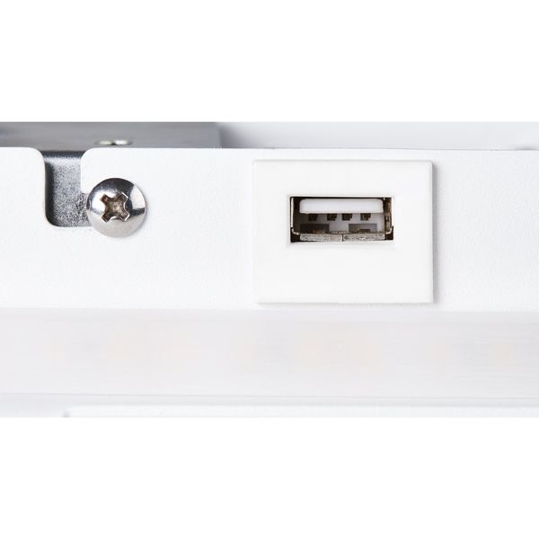 SLV 1003458 SOMNILA SPOT LED Wandleuchte 3000K weiss Version rechts inkl. USB Anschluss