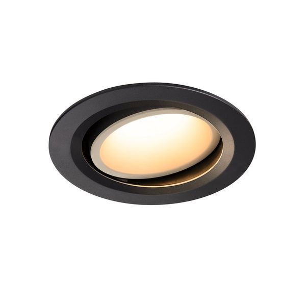 SLV 1003656 NUMINOS DL L LED Einbauleuchte schwarz/weiss 3000K 55° schwenkbar