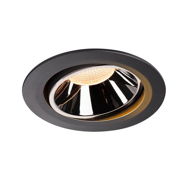 SLV 1003699 NUMINOS DL XL LED Einbauleuchte schwarz/chrom 2700K 20° drehbar