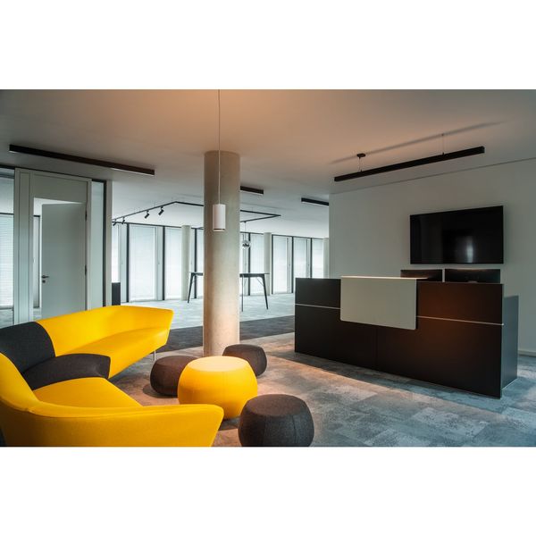 SLV 1004352 NUMINOS PD PHASE L LED Pendel Hängeleuchte weiss/schwarz 3000K 60°