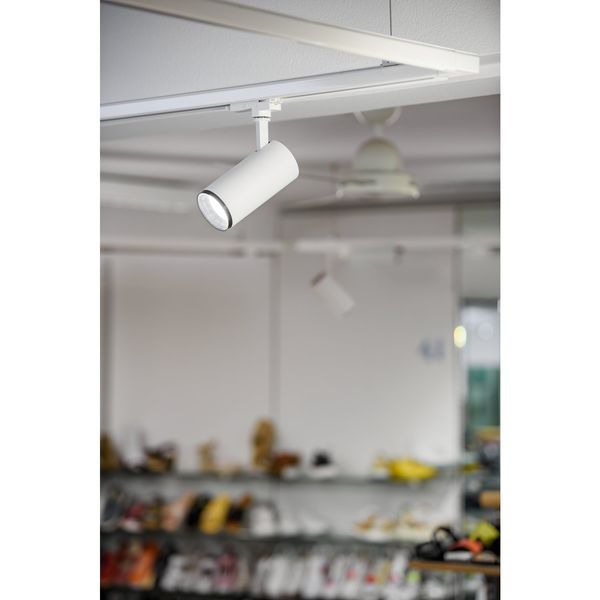 SLV 1004471 NUMINOS DALI M, 3 Phasen System Leuchte weiss/schwarz 3000K 36°