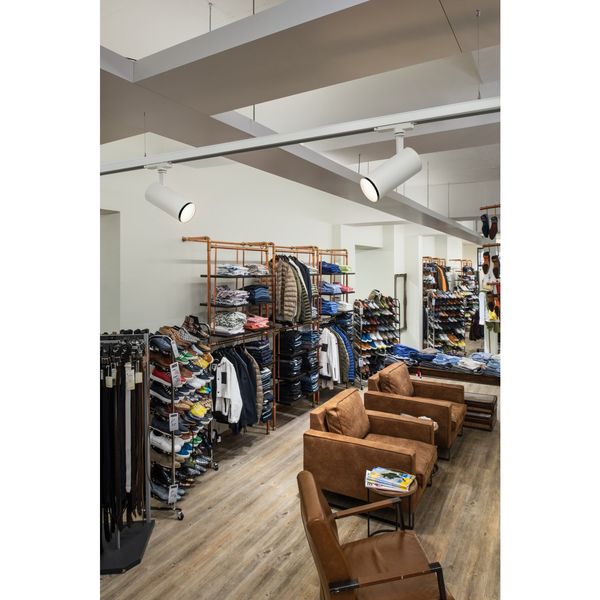 SLV 1004472 NUMINOS DALI M, 3 Phasen System Leuchte weiss/schwarz 3000K 60°